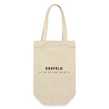 Krefeld coordinates - Gift Bag for Bottles - nature - Front
