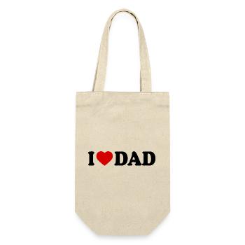 I love dad - Gift Bag for Bottles - nature - Front