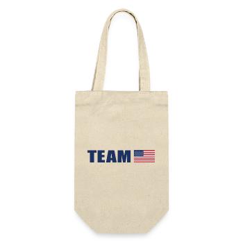 Team USA - Gift Bag for Bottles - nature - Front