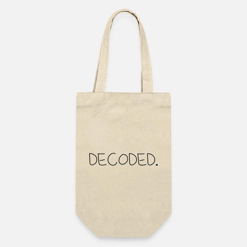 Decoded - Geschenkbeutel für Flaschen - Natur
