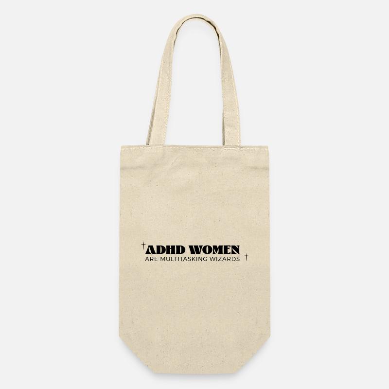 ADHD Women - Geschenkbeutel für Flaschen - Natur