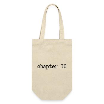 chapter 10 Geburtstag - Geschenkbeutel für Flaschen - Natur - Vorne