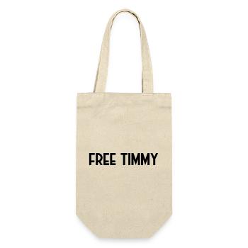 Free Timmy rettet den Buckelwal - Geschenkbeutel für Flaschen - Natur - Vorne