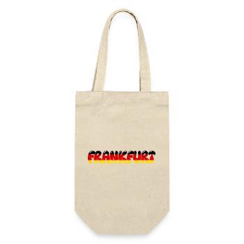 Frankfurter Frankfurter Deutschland-Flagge - Geschenkbeutel für Flaschen - Natur - Vorne