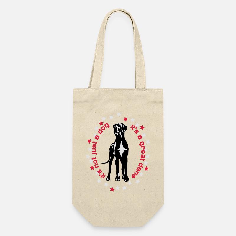 it's a great dane Great Dane foregoing - Gift Bag for Bottles - nature
