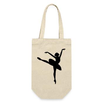 Ballet Dancer - Gift Bag for Bottles - nature - Front