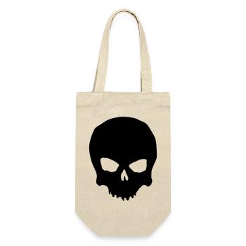 Skull - Gift Bag for Bottles - nature - Front
