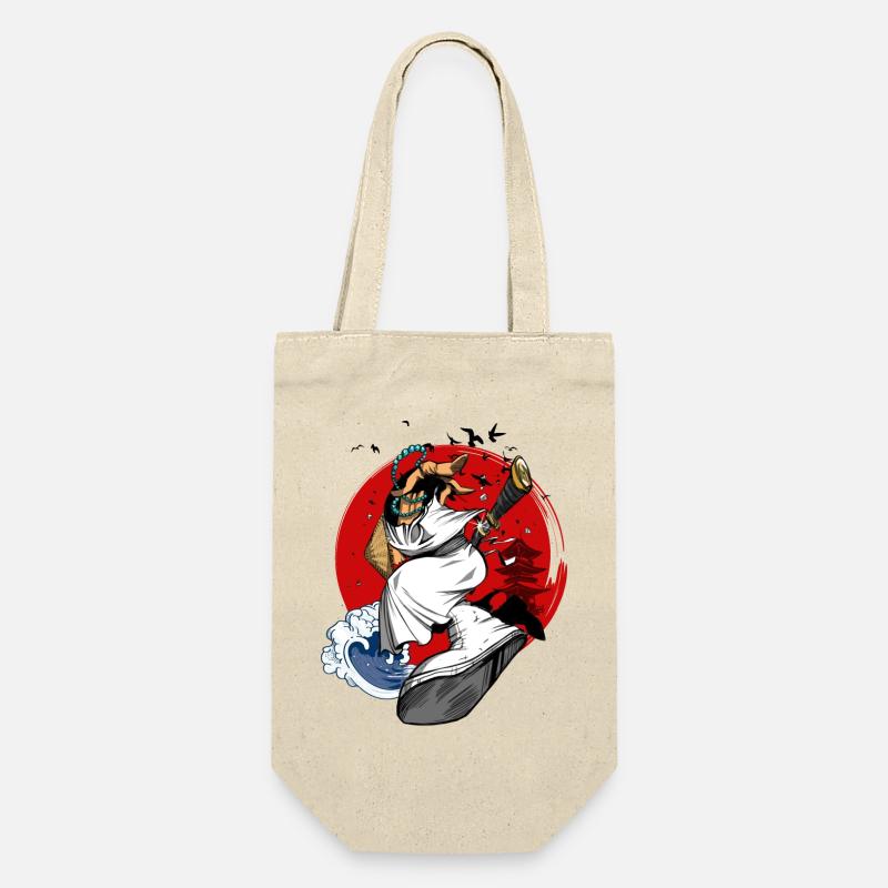 Hip-Hop Samurai - Gift Bag for Bottles - nature