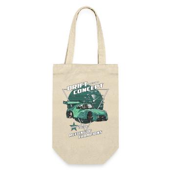 Drift Auto - Geschenkbeutel für Flaschen - Natur - Vorne