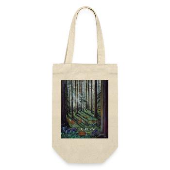 Enchanted Forest Sunbeams Illustration - Gift Bag for Bottles - nature - Front