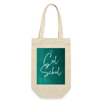 Cool School - Geschenkbeutel für Flaschen - Natur - Vorne