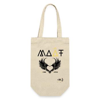 KAMA ÂME MAÂT Coeur Ailé noir - Sac à bouteille - nature - Devant