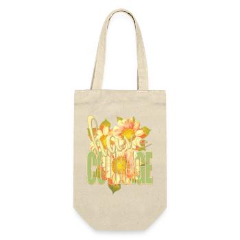 HAB MUT - pensées positives - Tournesols - Sac à bouteille - nature - Devant