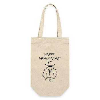 HAPPY MOMFIA DAY - Gift Bag for Bottles - nature - Front