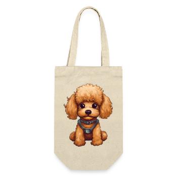 Sweet Baby Poodle Dog - Gift Bag for Bottles - nature - Front