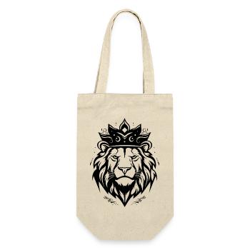 Prédateur à tête de lion - Sac à bouteille - nature - Devant
