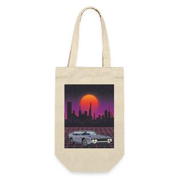 Auto - Geschenkbeutel für Flaschen - Natur - Vorne