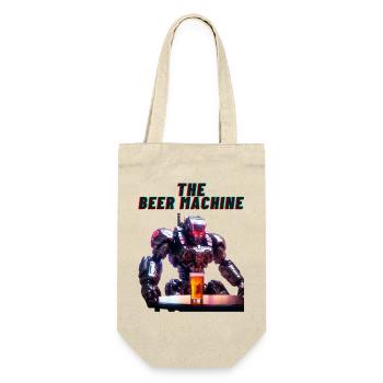 The Beer Machine - Geschenkbeutel für Flaschen - Natur - Vorne