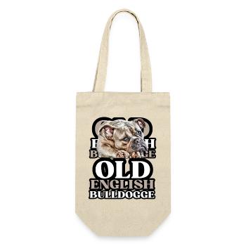 OLD ENGLISH BULLDOG Dog Dogs Bulldog - Gift Bag for Bottles - nature - Front