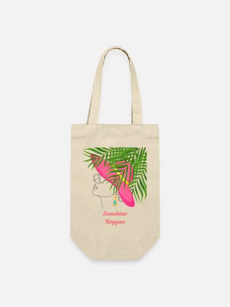 Sunshine Reggae - Geschenkbeutel für Flaschen - Natur