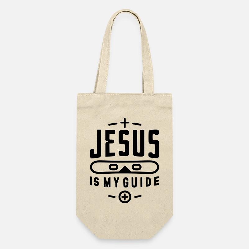 Jésus est mon guide - Sac à bouteille - nature