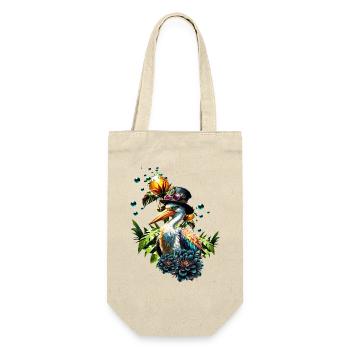 Pélican drôle avec chapeau steampunk - Sac à bouteille - nature - Devant