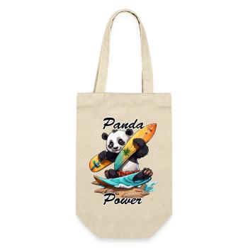 Panda / Animal / Zoo / Bambou / Sauvage / Enfantin - Sac à bouteille - nature - Devant