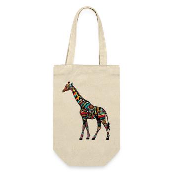 Giraffe - Gift Bag for Bottles - nature - Front