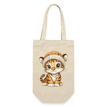 Tiger Cute Cute Baby Kids Animal Cartoon - Gift Bag for Bottles - nature - Front