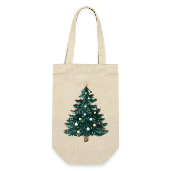 Weihnachtsbaum Weihnachten Christmas Tree - Gift Bag for Bottles - nature - Front