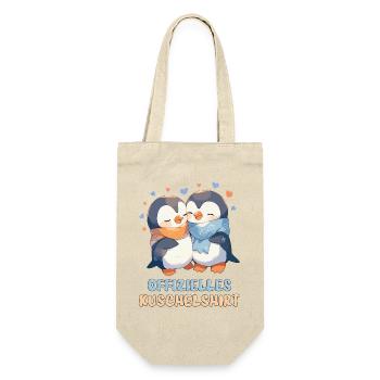 Chemise Câline Officielle Pingouins Amour Coeur Doux - Sac à bouteille - nature - Devant