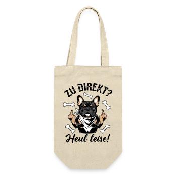 Bouledogue français cool - Sac à bouteille - nature - Devant