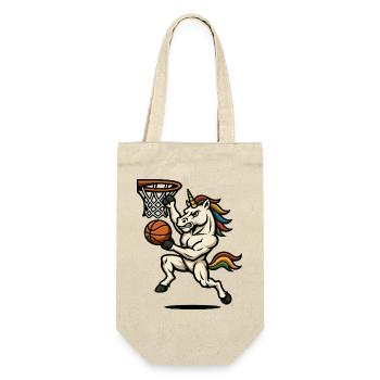 Rainbow Unicorn Slam Dunk - Gift Bag for Bottles - nature - Front
