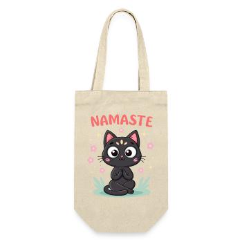 Namaste Chat Zen - Sac à bouteille - nature - Devant