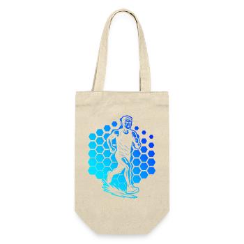 Running motif for real lovers - Gift Bag for Bottles - nature - Front