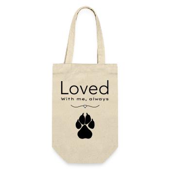 Dog loved - Gift Bag for Bottles - nature - Front