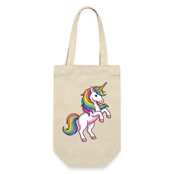 Rainbow Unicorn Parade - Gift Bag for Bottles - nature - Front