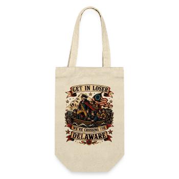Crossing The Delaware Retro | Humour Histoire USA - Sac à bouteille - nature - Devant