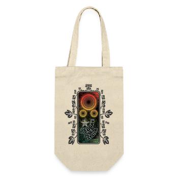 Reggae Sound System Glow - Gift Bag for Bottles - nature - Front