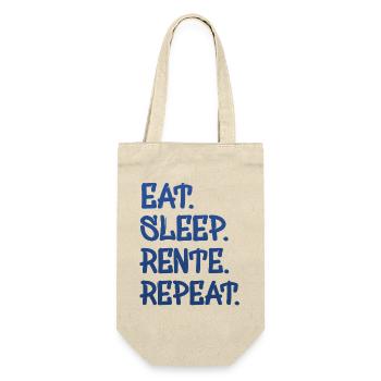 Eat Sleep Repeat Pension - Sac à bouteille - nature - Devant