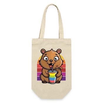 La vie est meilleure avec les capybaras - Mignon rongeur - Sac à bouteille - nature - Devant