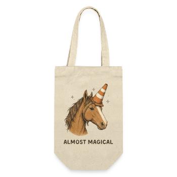Presque un humour magique de licorne cheval - Sac à bouteille - nature - Devant
