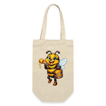 happy bee - Gift Bag for Bottles - nature - Front