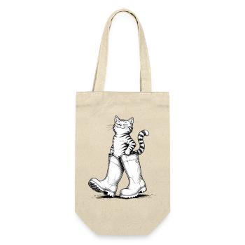 Chat en bottes en caoutchouc, Le Chat Botté - Sac à bouteille - nature - Devant