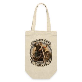 Choppershit - Geschenkbeutel für Flaschen - Natur - Vorne