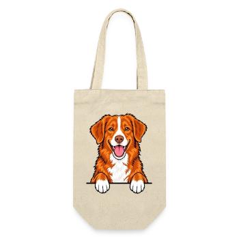 Nova Scotia Duck Tolling Retriever - Geschenkbeutel für Flaschen - Natur - Vorne