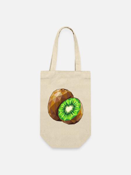 Poly Kiwi - Geschenkbeutel für Flaschen - Natur