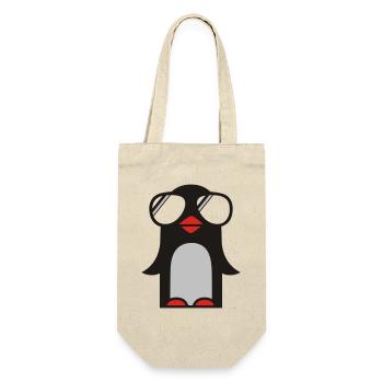 funky pinguin - Sac à bouteille - nature - Devant