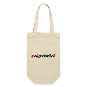 Einzelstück - Geschenkbeutel für Flaschen - Natur - Vorne