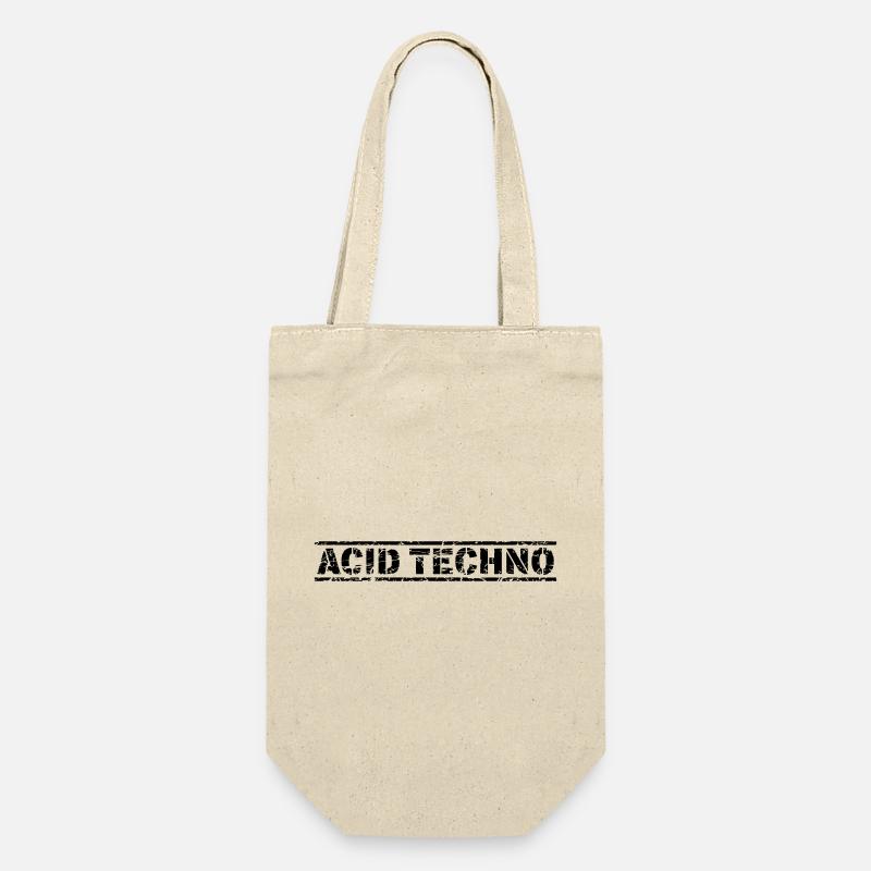 Acid Techno - Gift Bag for Bottles - nature